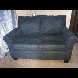 Small blue couch